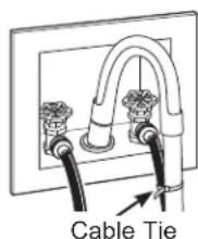 GE PFW870SPVRS - INSTALLING THE WASHER (cont.) - 1