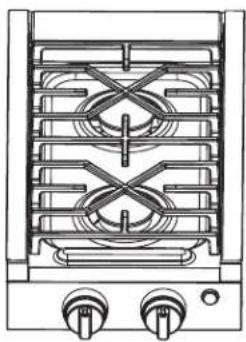 GE Profile PLU612EWSB - Orientación de las Parrillas del Módulo Superior de Estufa - 1