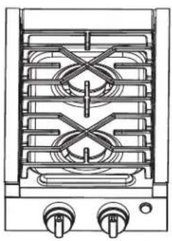 GE Profile PLU621RWSS - Rangetop Grate Orientation - 1