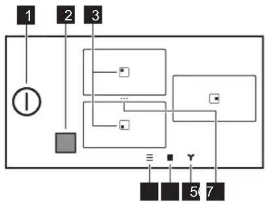 AEG NIG63Q30AB - Distribució del tauler de control - 1