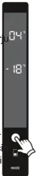 AEG ORC6M481EX - Nastavitve temperature hladilnika - 1