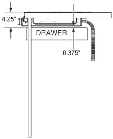 GE Profile PLU612RWSS - CABINET AND COUNTER CUTOUT DIMENSIONS - 2