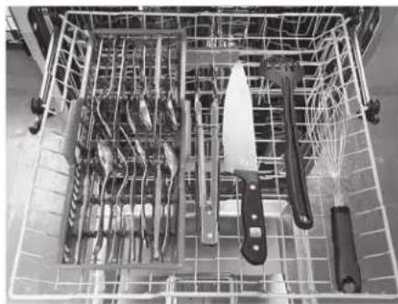 GE PDT795SYVFS - Optional Loading Patterns - 3rd Rack with Deep Clean Wash Manifold (on some models) and Removable Silverware Caddy (on some models) - 3