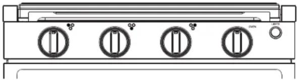 GE Profile PLD617RWSS - TESTEZ LES BRÛLEURS DE LA TABLE DE CUISSON - 1