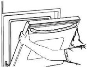 GE Profile PLD617RWSS - Pour retirer la porte : - 2