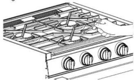 GE Profile PLD617RWSS - Ces flammes sont trop grandes pour le récipient - 2