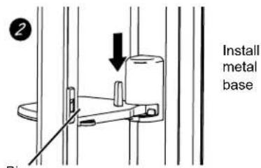 GE PAD28BYTFS - To place adjustable bins into door: - 1