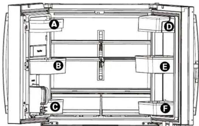 GE PAD28BYTFS - Modelos Profile de Cuatro Puertas Door-in-Door - 1
