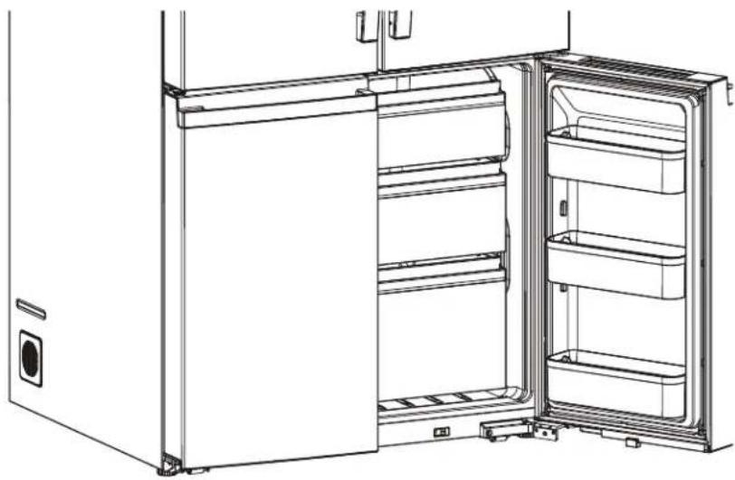 GE PAD28BYTFS - Select Zone Baskets and Door Bins - 1