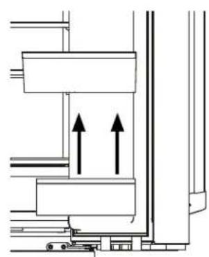 GE PAD28BYTFS - To place adjustable bins into door: - 4
