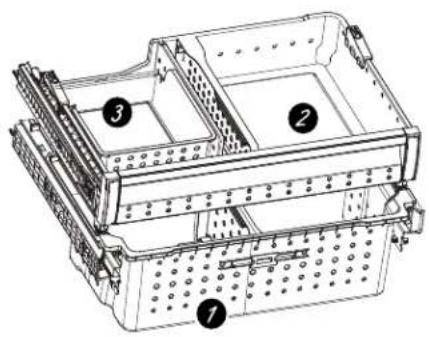 GE PAD28BYTFS - Freezer Basket and Printer - 1