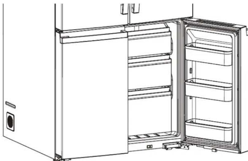 GE PAD28BYTFS - Selección los Canastos y los Estantes de la Puerta de la Zona - 1
