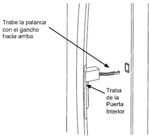 GE PAD28BYTFS - INSTALLACION DE LA MANIJA DEL REFRIGERADOR PARA MODELOS CON PUERTA INTERIOR - 1