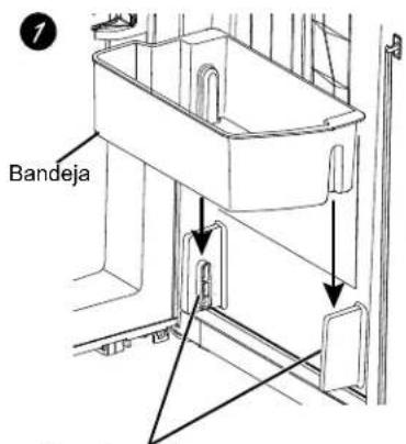 GE PAD28BYTFS - Para colocar la bandeja giratoria en la puerta: - 2