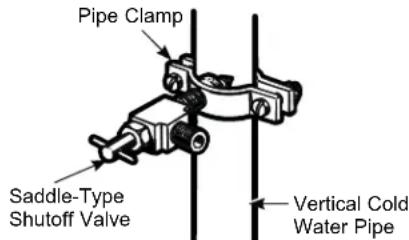 GE PAD28BYTFS - FASTEN THE SHUTOFF VALVE - 1