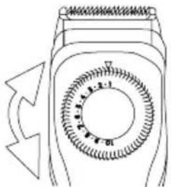Create BARBER V800 PRO - VERWENDUNG DES EINSTELLRINGS - 1