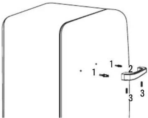 Create RETRO FRIDGE 281L - DOOR HANDLE INSTALLATION - 1