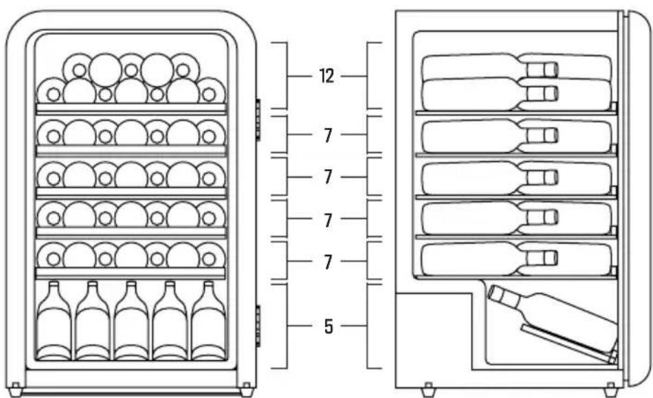 Create WINECOOLER RETRO XL - OPSLAGREGELING - 1