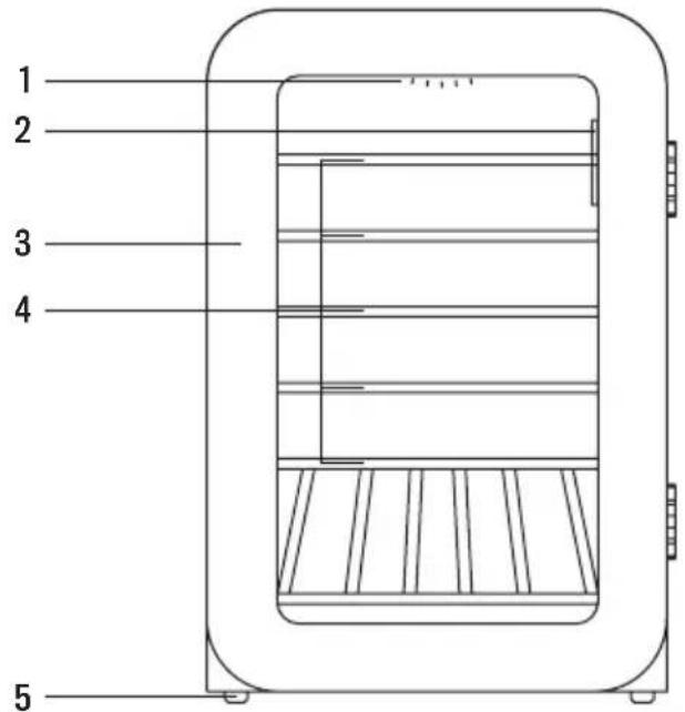 Create WINECOOLER RETRO XL - PARTS LIST - 1