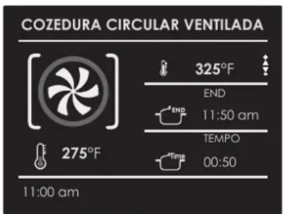 Fulgor Milano FCLSO 7510 TEM BK - Para definir um modo temporizado - 1