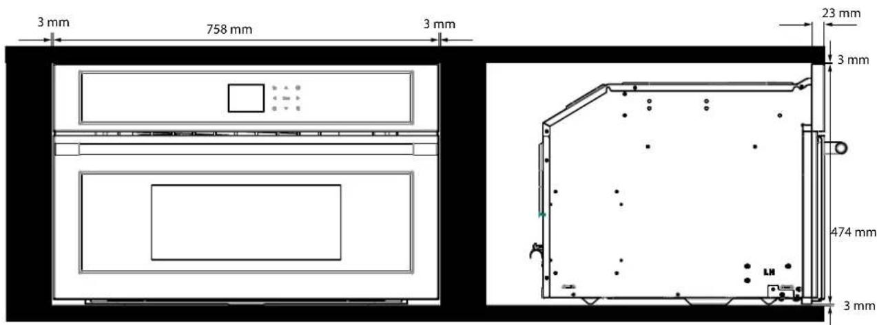 Fulgor Milano FCLSO 7510 TEM BK - DISTINTO mod. FCSO 310 TEM - 2