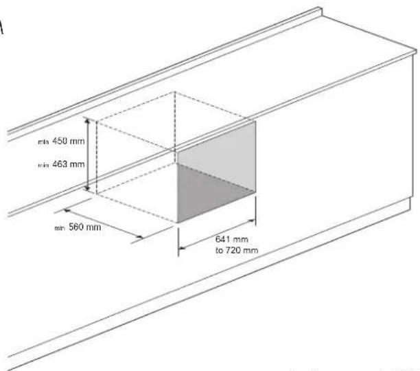 Fulgor Milano FCLSO 7510 TEM BK - CORTE Y DIMENSIONES 30" - 1