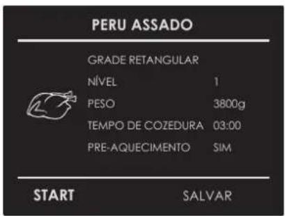 Fulgor Milano FCLMO 7510 TEM BK - Seleccione uma receita já definida: - 1