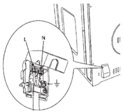 Fulgor Milano FCLMO 7510 TEM BK - Stromanschluss - 1