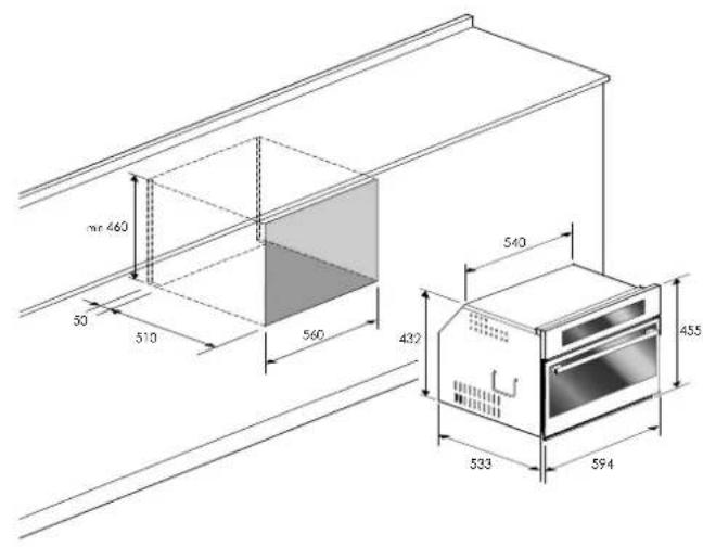 Fulgor Milano FCLMO 7510 TEM BK - ESPAÇO E DIMENSÕES 60 cm - 1
