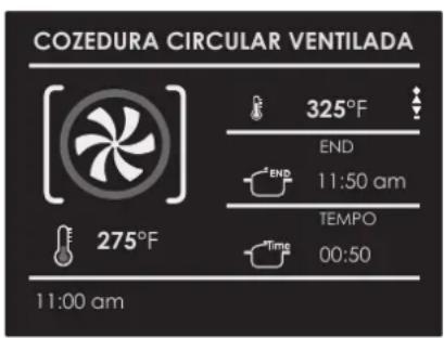 Fulgor Milano FCLMO 7510 TEM BK - Para definir um modo temporizado - 1