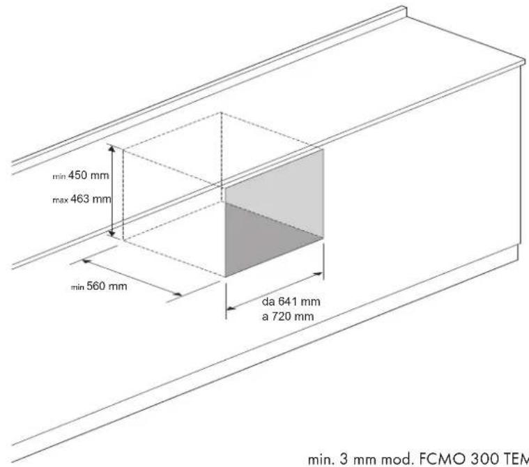 Fulgor Milano FCLMO 7510 TEM BK - UITSNIJDING EN AFMETINGEN 30" - 1