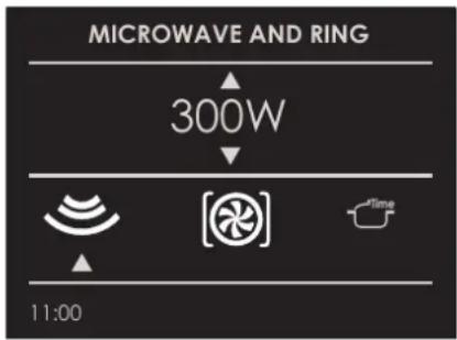 Fulgor Milano FCLMO 7510 TEM BK - Microwave + Ring Function - 3