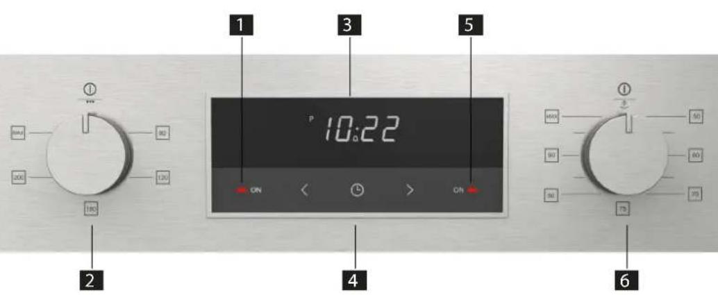 Fulgor Milano FUTGSO 4505 MT GBK - Vue d'ensemble des commandes - 1