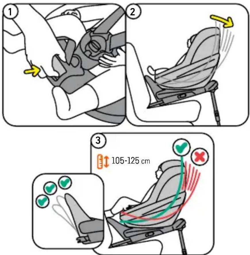 BESAFE Beyond - Kallistuskulman säätäminen - 1