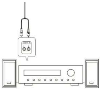 DUAL B-DVD 100T - Riproduzione del suono tramite receiver - 1