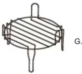 MOULINEX MO25ECWH2 - BESCHRIJVING VAN DE ONDERDELEN - 2