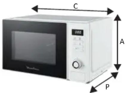 MOULINEX MO25ECWH2 - CARACTERÍSTICAS TÉCNICAS - 1