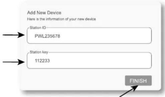 BRESSER WIFI 4Cast PRO - CRÉER UN COMPTE PWL ET AJOUTER UN NOUVEAU DISPOSITIF DANS PWL - 3