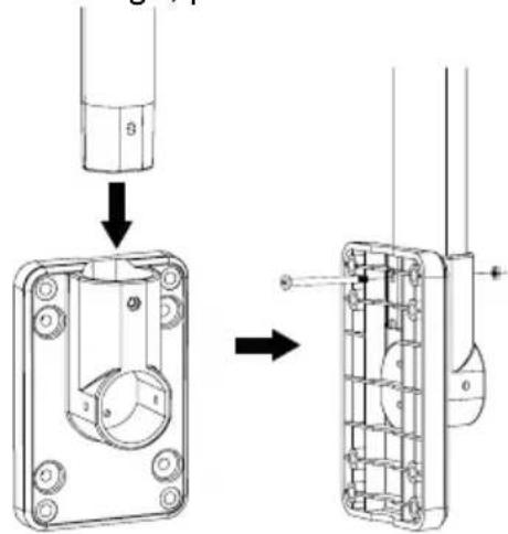 BRESSER WIFI 4Cast PRO - INSTALLATION DE MONTAGE EN PLASTIQUE - 1