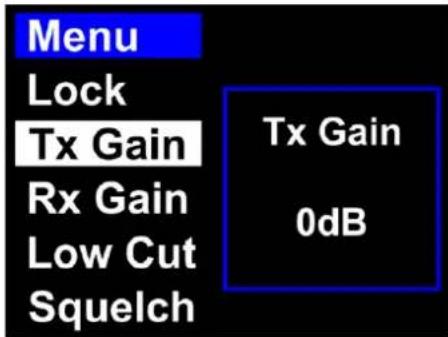 DAP-Audio EDGE EBS-2 - Gain de l'émetteur - 1