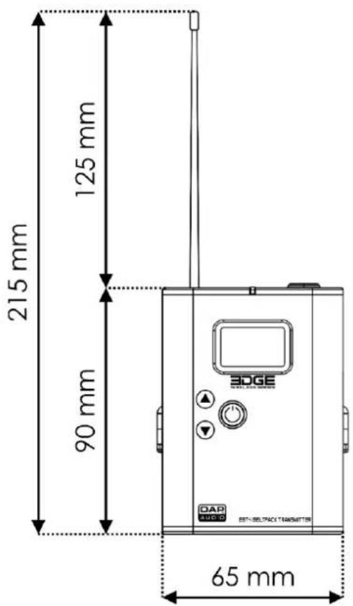 DAP-Audio EDGE EBT-1 - Dimensions - 1