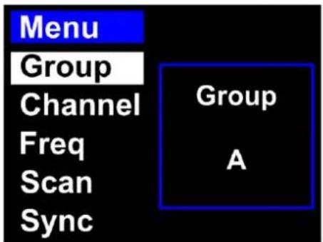 DAP-Audio EDGE EBS-1 - Options du menu principal - 2