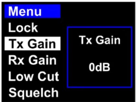 DAP-Audio EDGE EBS-1 - Gain de l'émetteur - 1