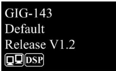 DAP-Audio GIG-143TAB - Options du menu principal - 1