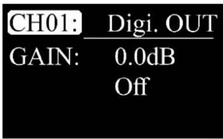 DAP-Audio GIG-143TAB - Digi. Out - 1