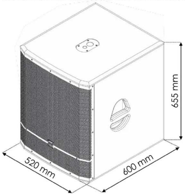 DAP-Audio Pure-18AS - Déformation du son - 1