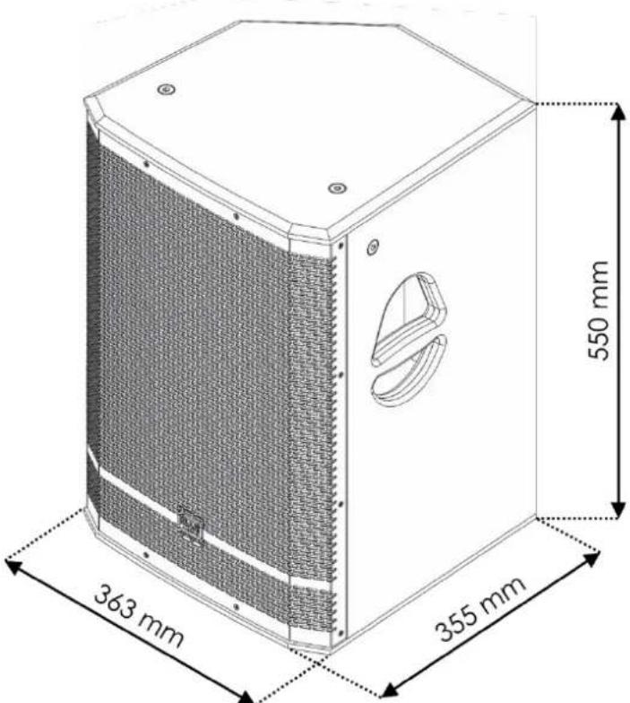DAP-Audio Pure-12A - Déformation du son - 1