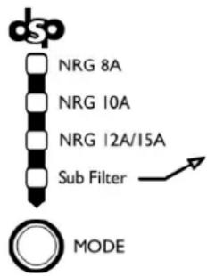 DAP-Audio NRG-15SA - Réglages DSP - 1