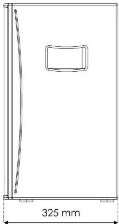 DAP-Audio NRG-10A - Dimensions - 2