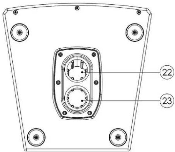 DAP-Audio NRG-10A - Vue de dessous - 1